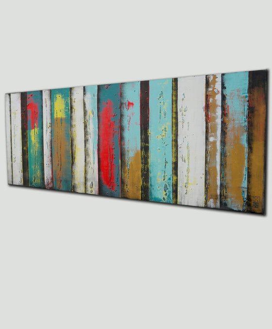 Turquoise panels light