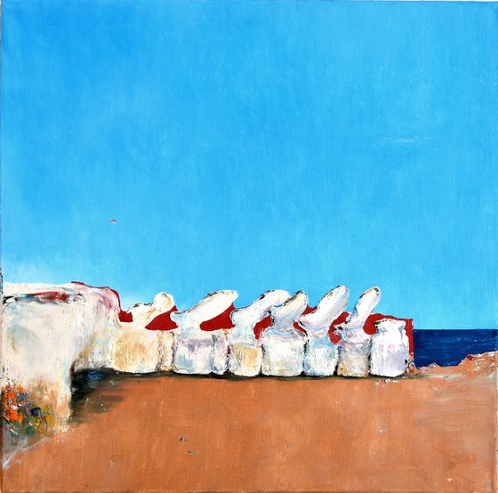 Landscape wtih bones