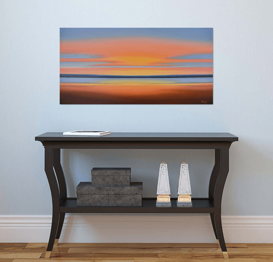 Radiant Sky - Abstract Beach