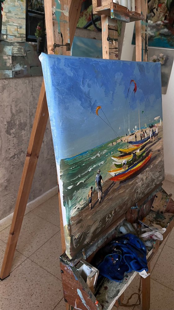 Kites over the Sea