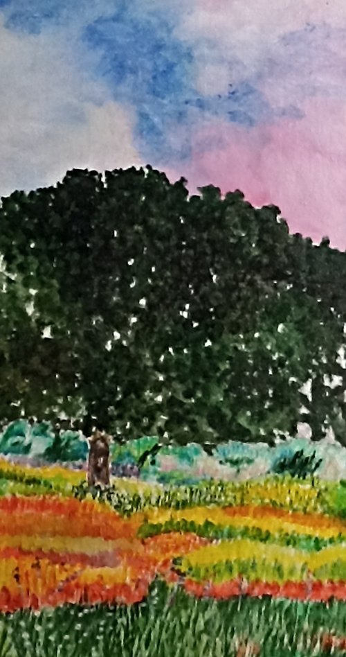 Colored countryside by Isabelle Lucas