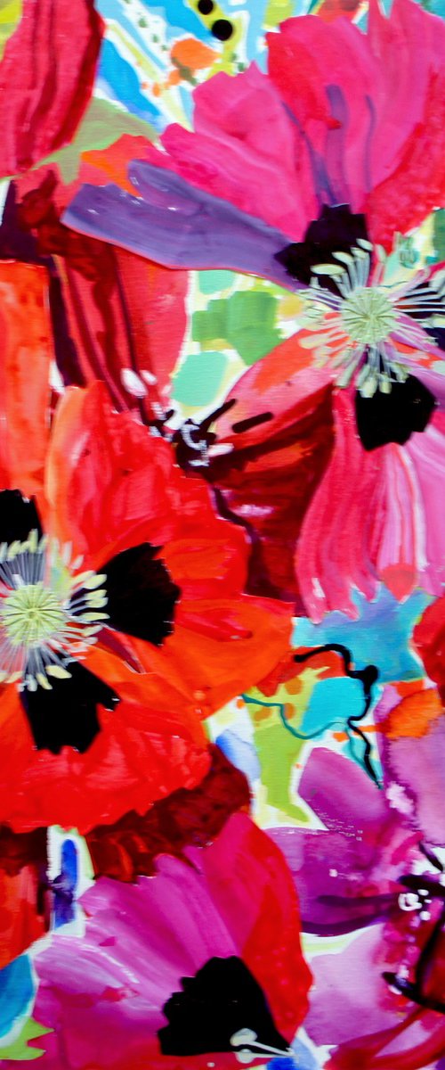 Poppies Galore by Julia Rigby