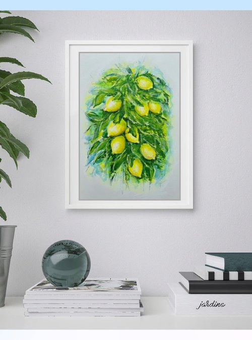 The Lemon by Mel Davies Original Art