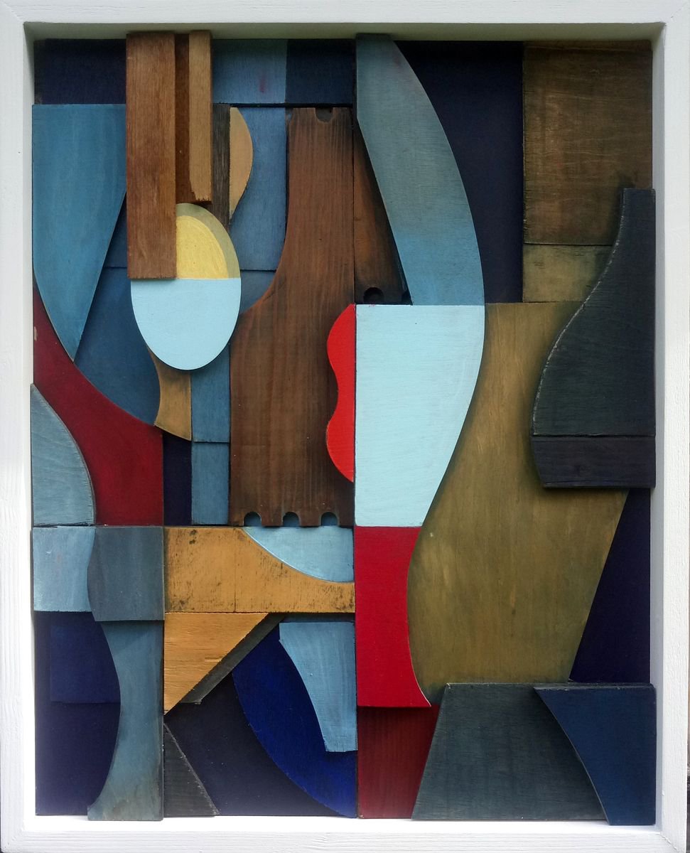 Vertical Figures (relief construction) Artfinder