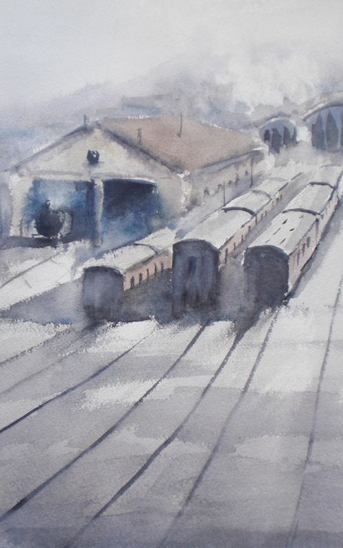 trains 11 by Giorgio Gosti