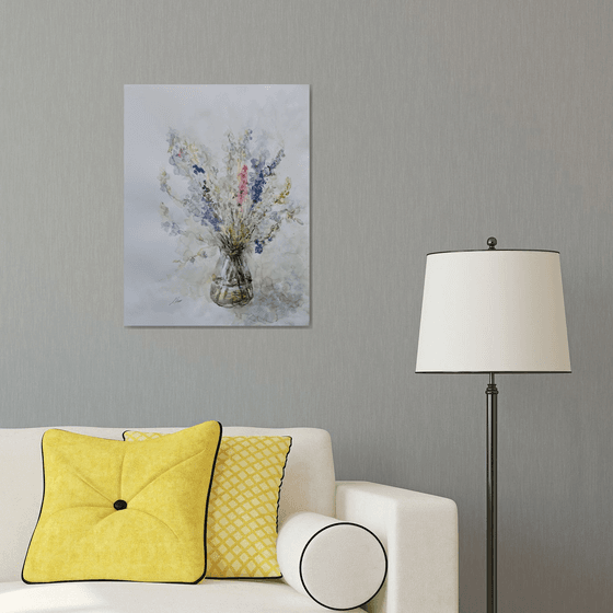 Delphinium 50x65 cm 2025