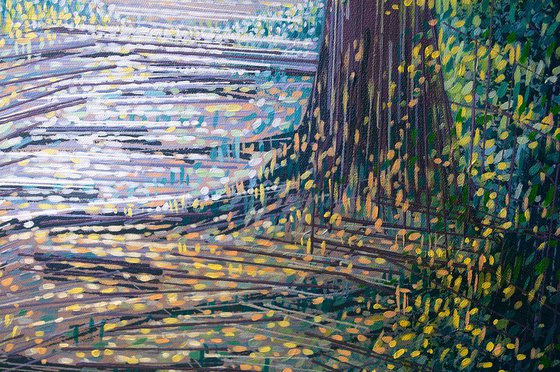 Sunlit Spring Forest Path