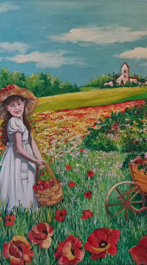 Summer landscape by Anna Rita Angiolelli