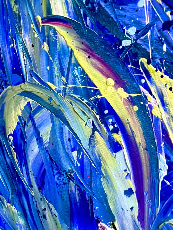 Symphony of Red and Blue