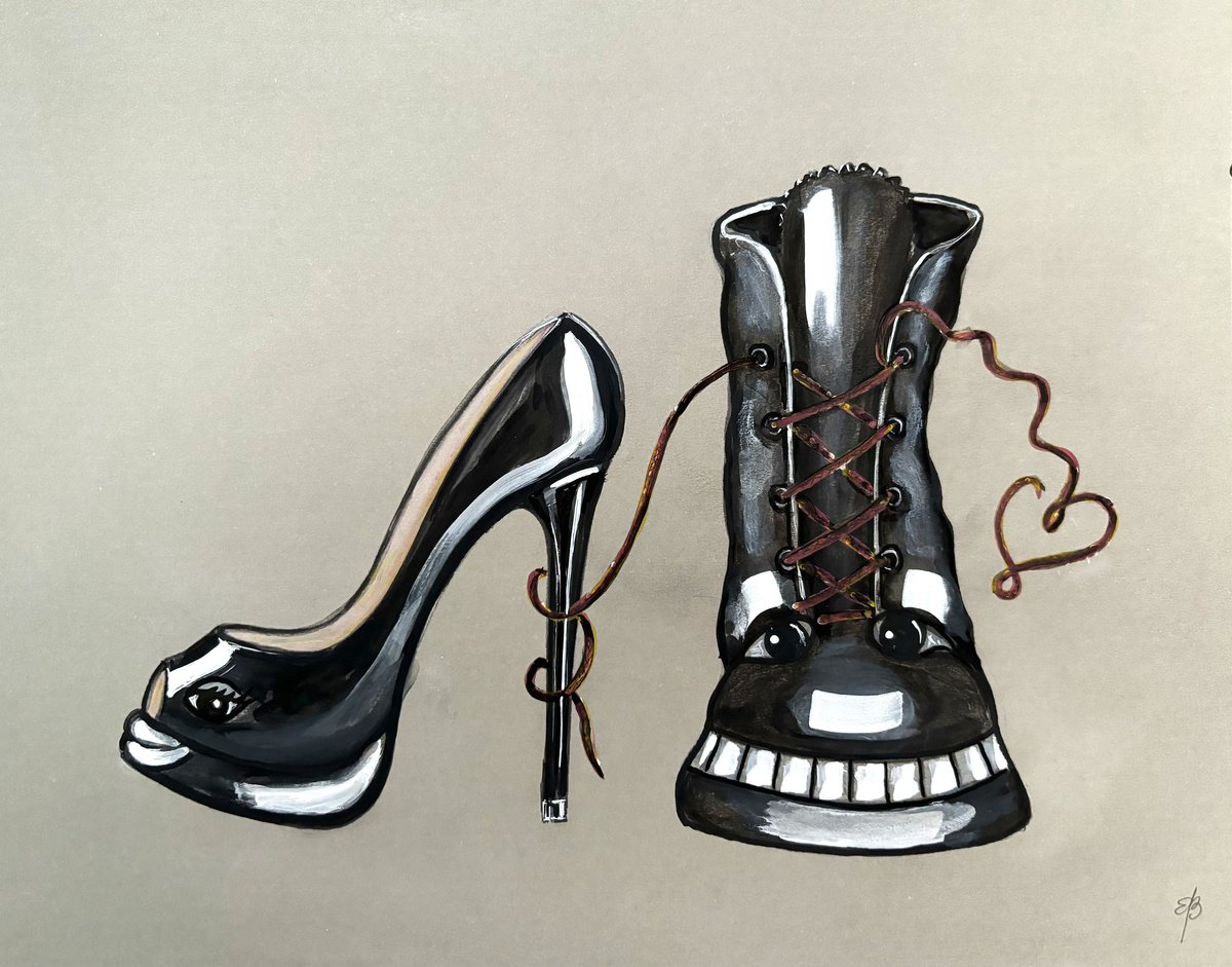 A couple of shoes by Lena Smirnova