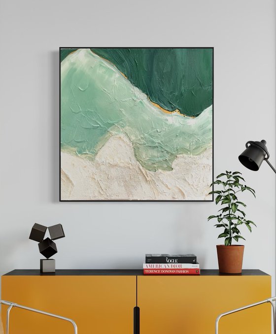 Whitsundays Green Tide 90x90 FLASHSALE