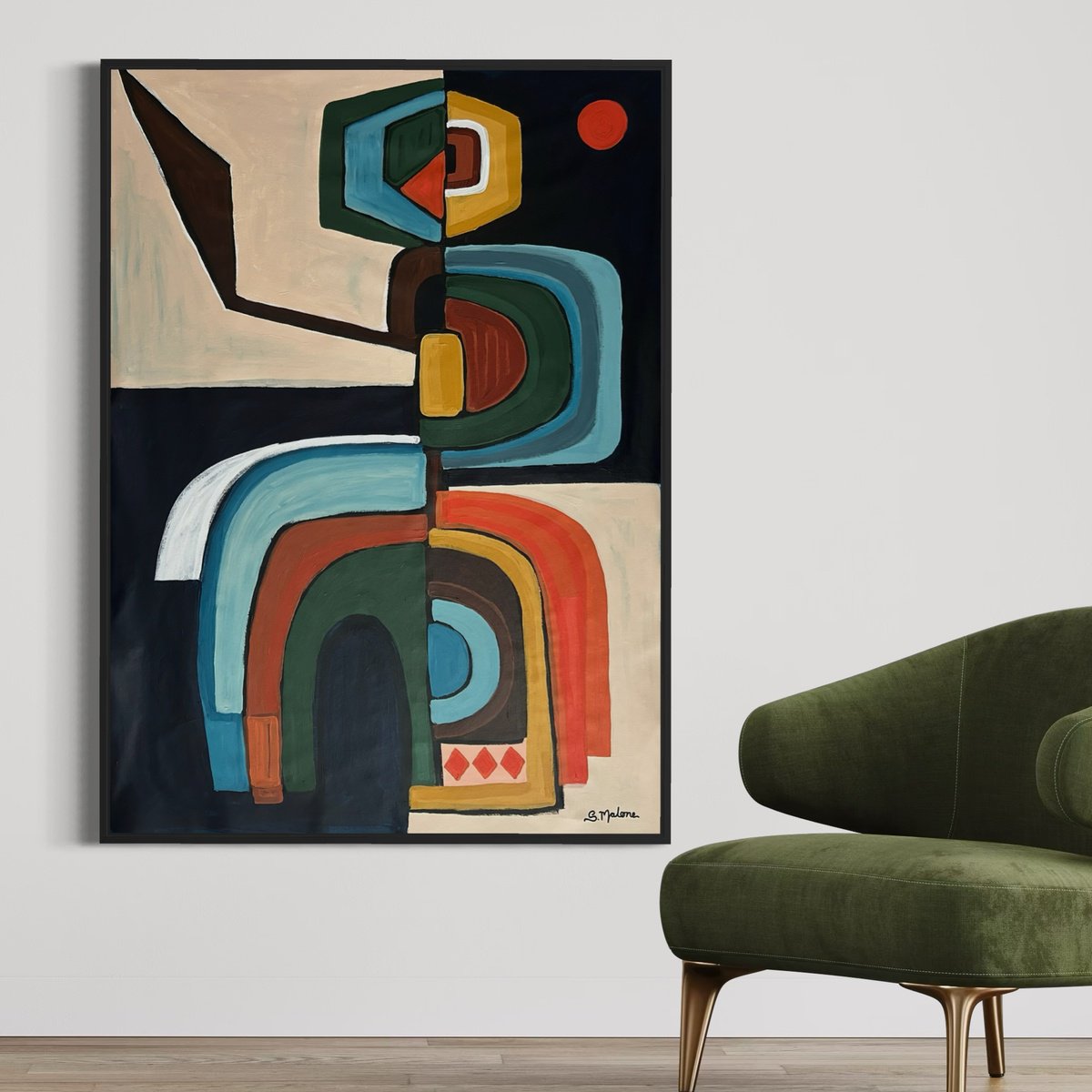 Moon Dance By Samantha Malone, 37 X 51, Artwork For Sale On Artfinder