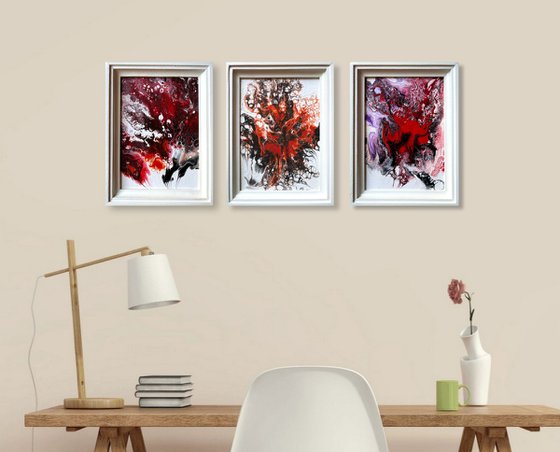 Triptych. Abstraction.
