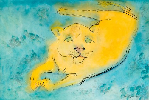 Lioness by Marcel Garbi
