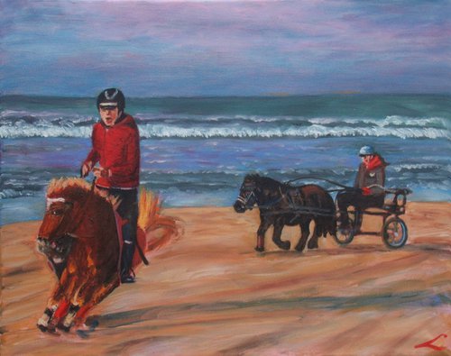 Pony riders by Elena Sokolova