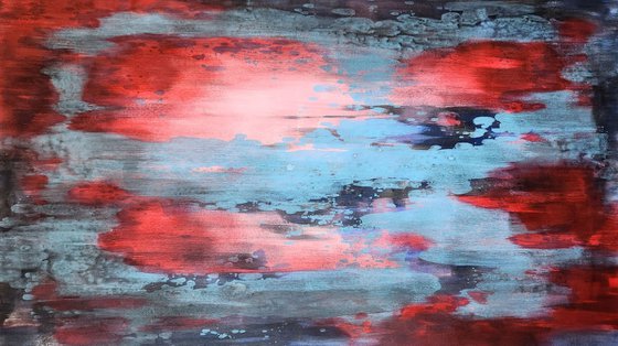REFLECTION I - Contemporary Abstract Painting