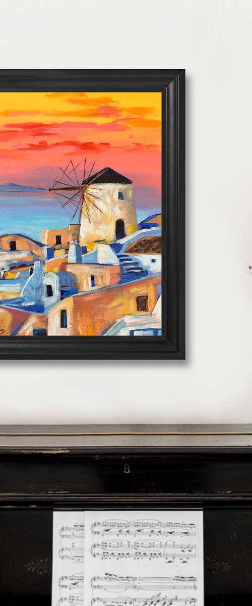 Santorini by Irina Redine