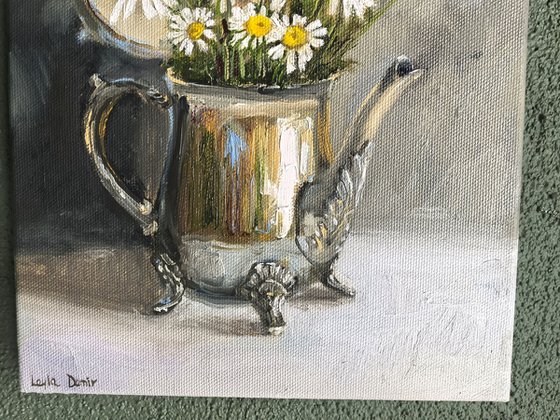 Chamomile wild flowers