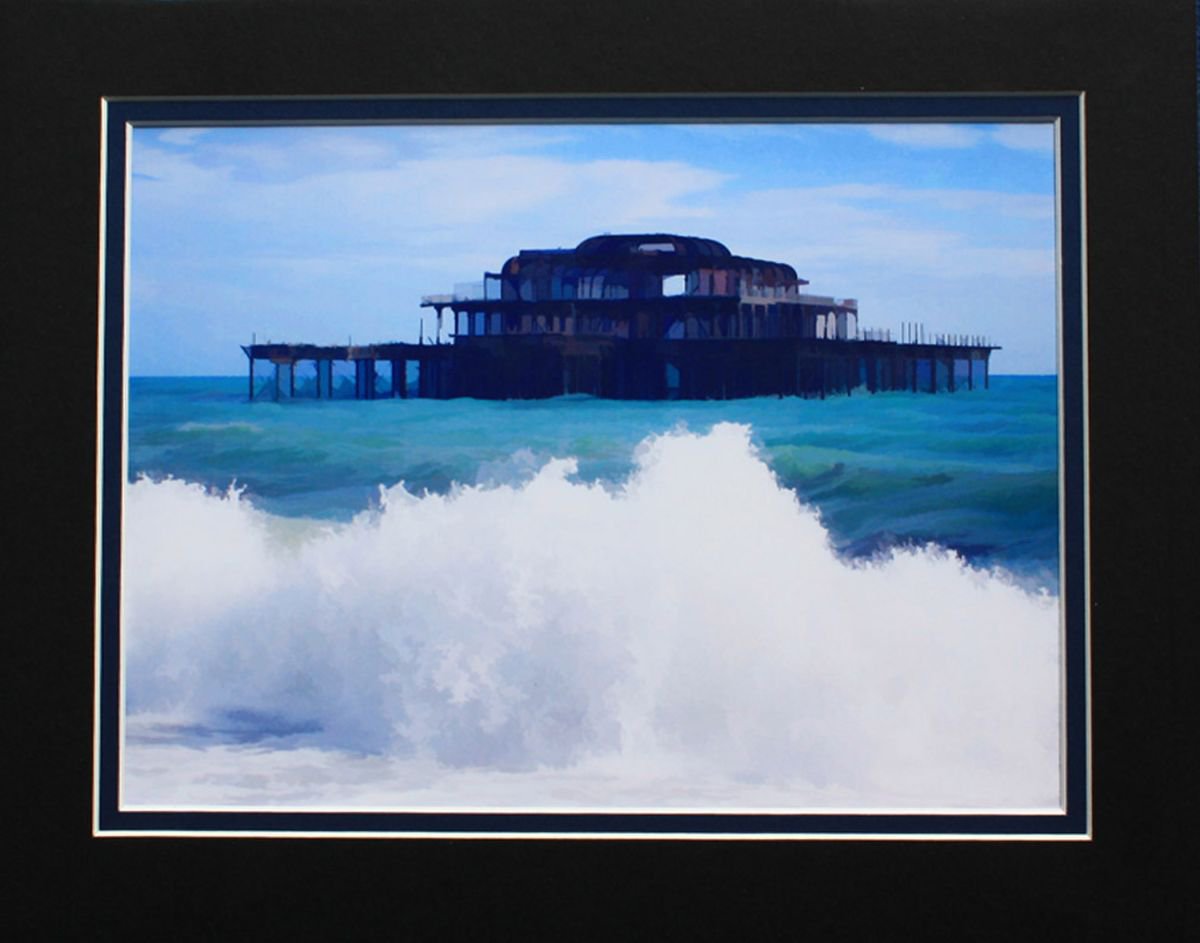 Brighton West Pier four by Robin Clarke