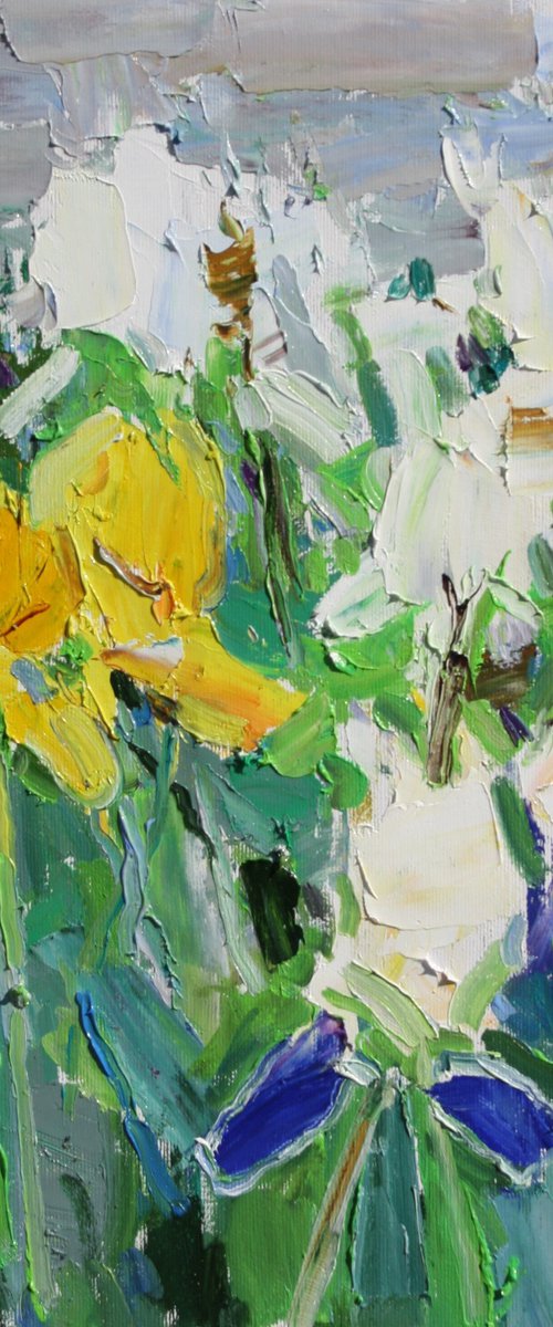 " Irises " by Yehor Dulin