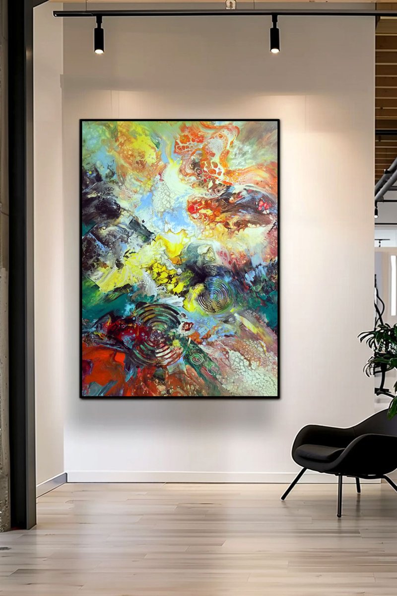 Sunset By Areti Ampi, 28 X 39, Artwork For Sale On Artfinder
