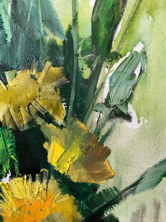 Dandelions.