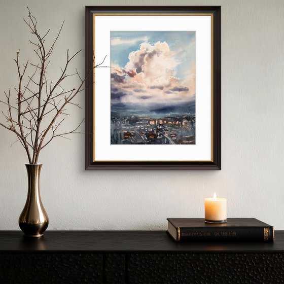 City Cloudscape at Sunrise #3