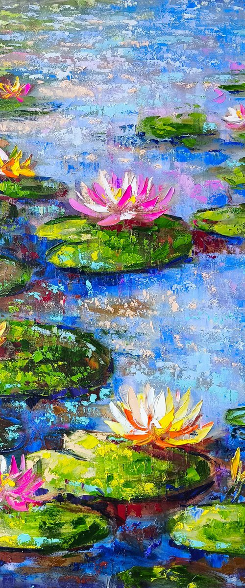 Wispers of water lilies by Anastasia Kozorez