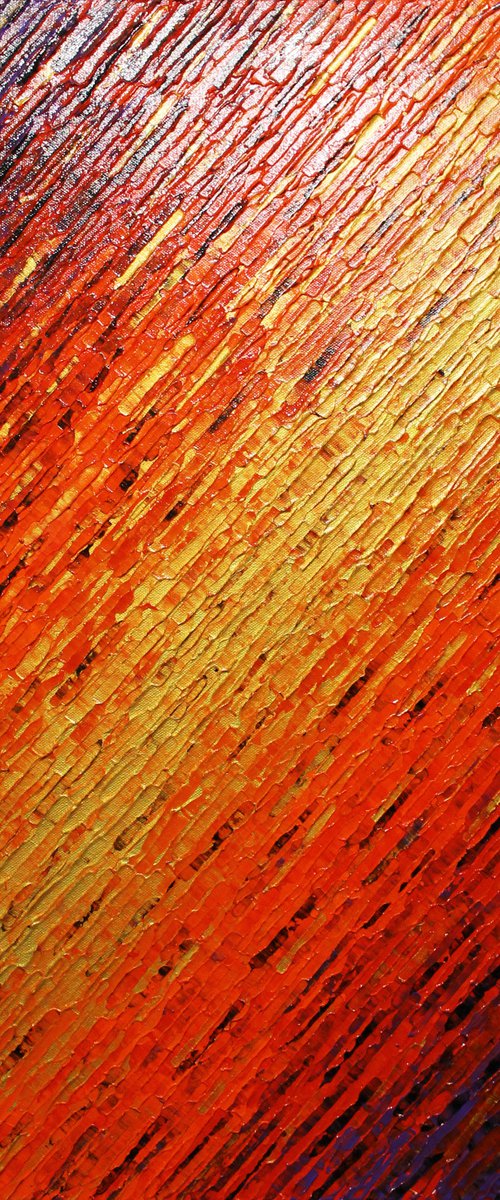 Gold red purple knife texture by Jonathan Pradillon