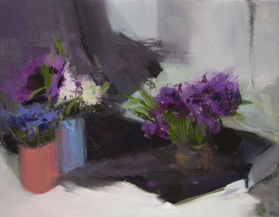 Oil floral painting VW 3