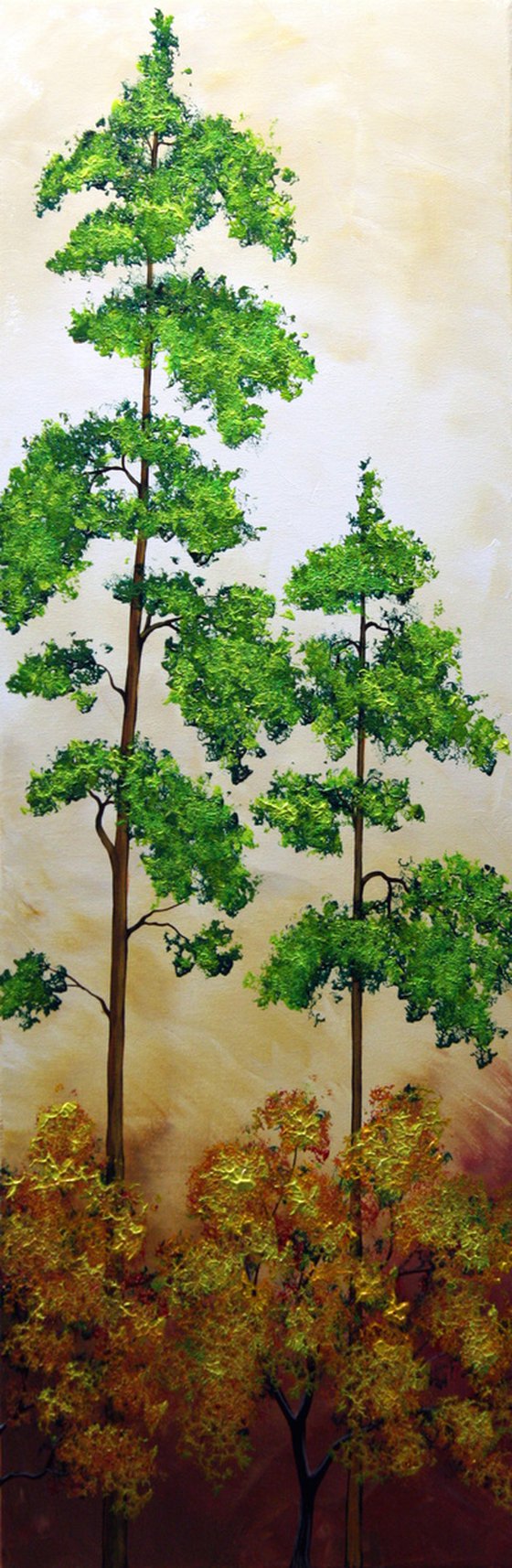 "The Pine Trees" Painting