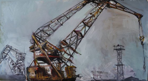 Sleeper crane (industrial landscape)