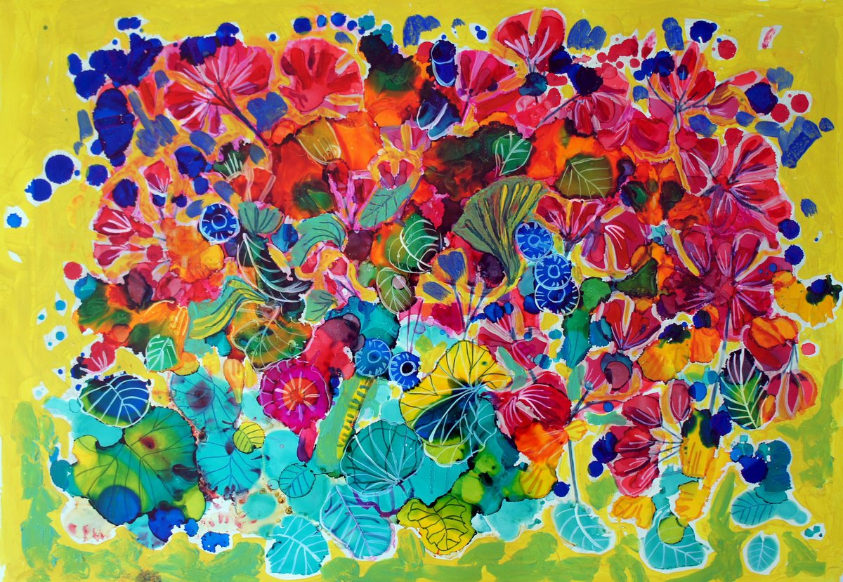All The Joys Of Summer By Julia Rigby, 30 X 22, Artwork For Sale On Artfinder