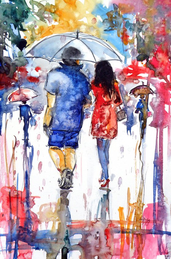 Walk in rain II
