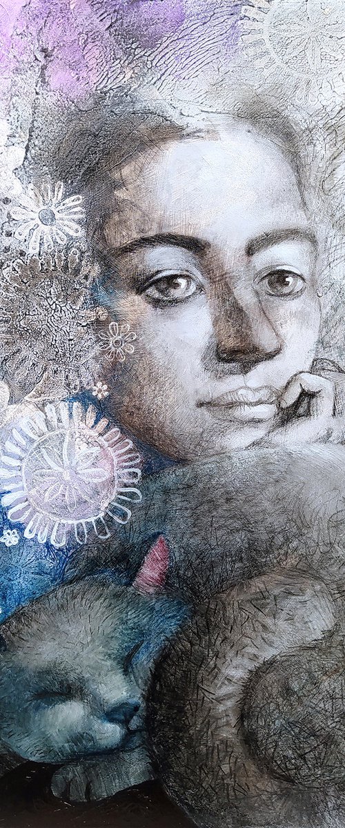 Full moon by Margot Raven