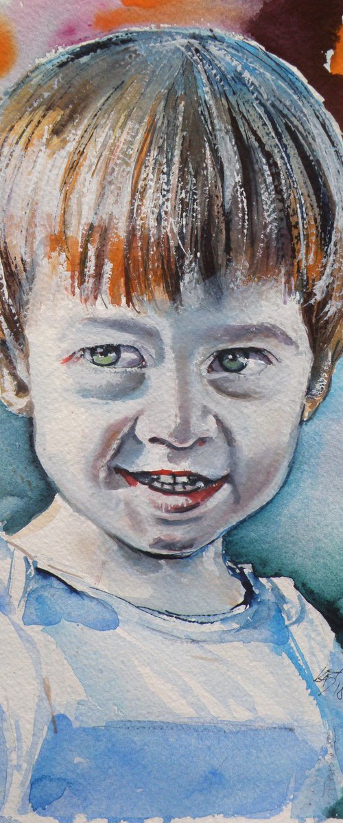 Boy in the sunlight by Kovács Anna Brigitta