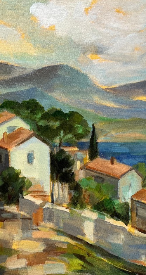 Mediterranean Village by Silvia  Vassileva