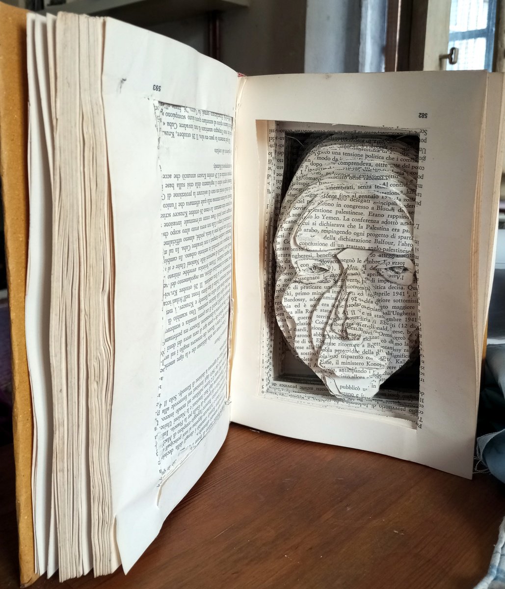 Surrealistic Sculpture , Inhabited Book By Paolo Beneforti, 7 X 9, Artwork For Sale On Artfinder