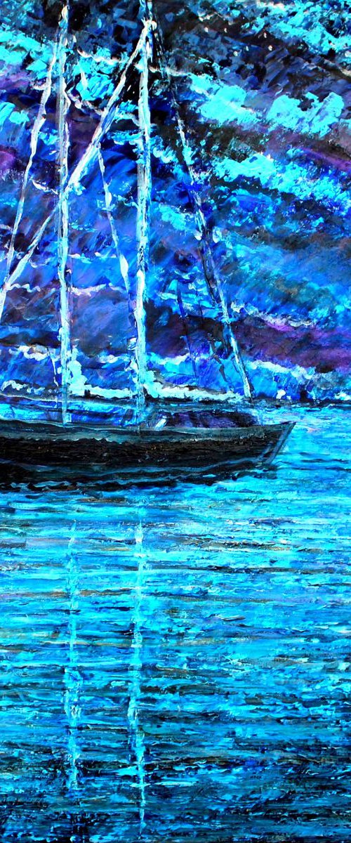 Moonlight Hamble by Paul J Best