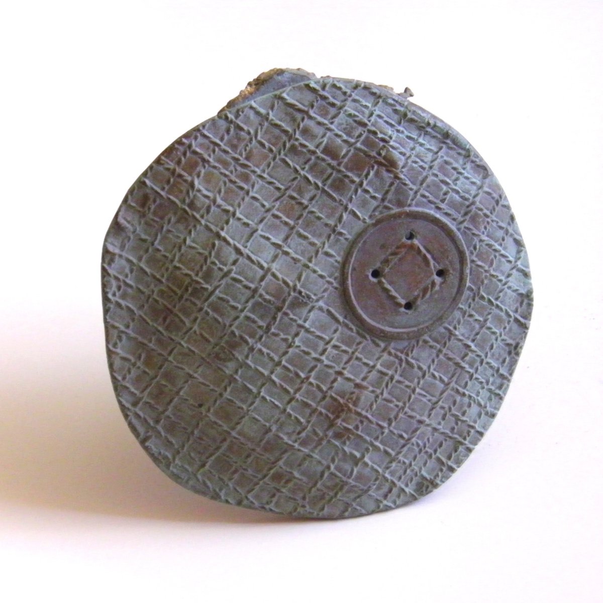 Expressive Still Life Bronze Sculpture By Nikoleta Ivanova, 5 X 5", "Threads Of Life X", Original Artwork