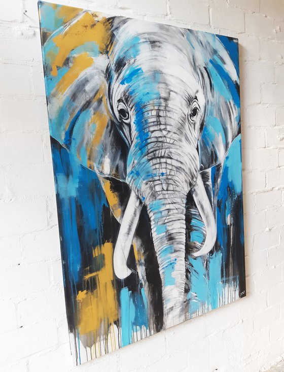 ELEPHANT #13 - Work Series 'One of the big five'