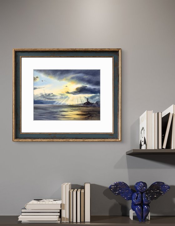 Lighthouse in the sun