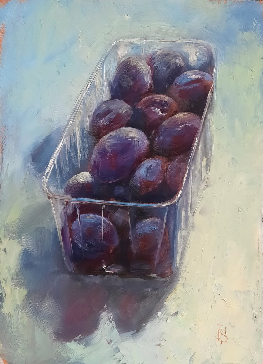 Plums, delivered. by Irina Sergeyeva