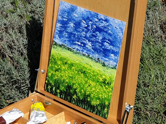 Green Yellow Field