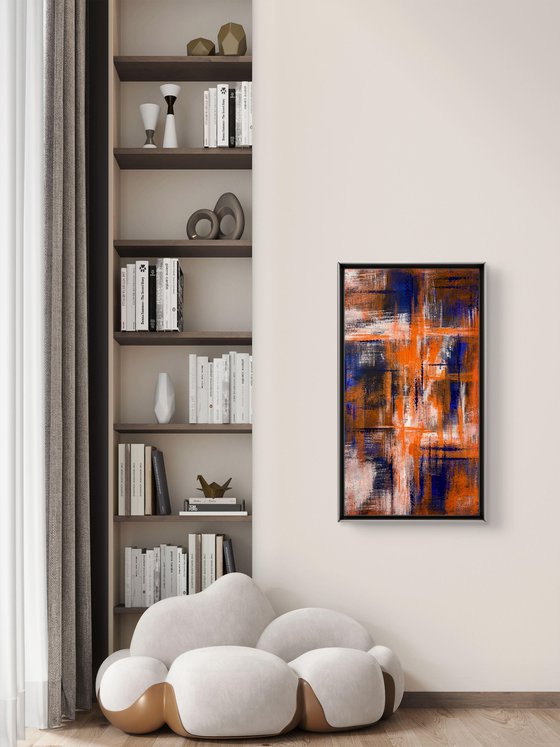 Echoes of Fire 50x90х2 cm