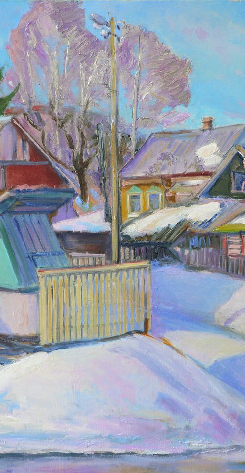 Sedniv. The well by Vyacheslav Onyshchenko