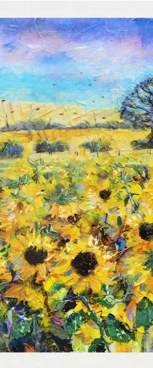 Sunflower Field by Michele Wallington
