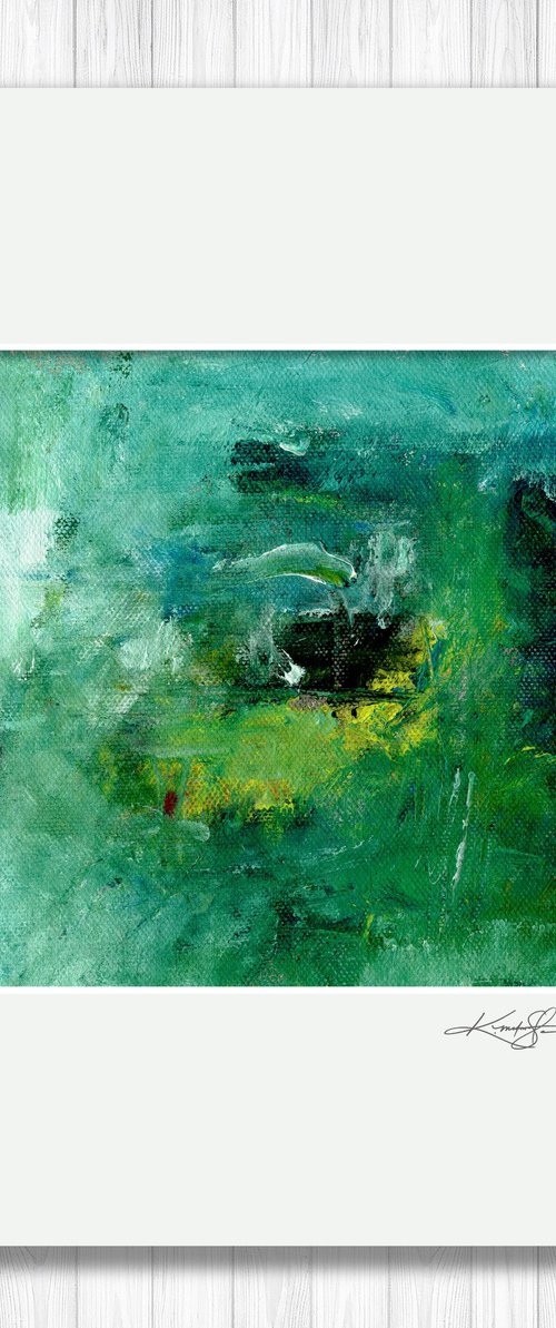 Oil Abstraction 74 - Oil Abstract Painting by Kathy Morton Stanion by Kathy Morton Stanion