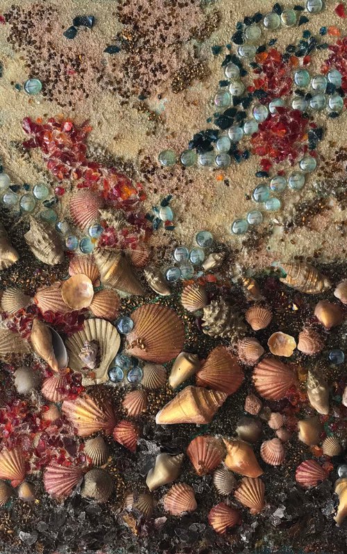 Sea Still Life. Collage by Diana Malivani