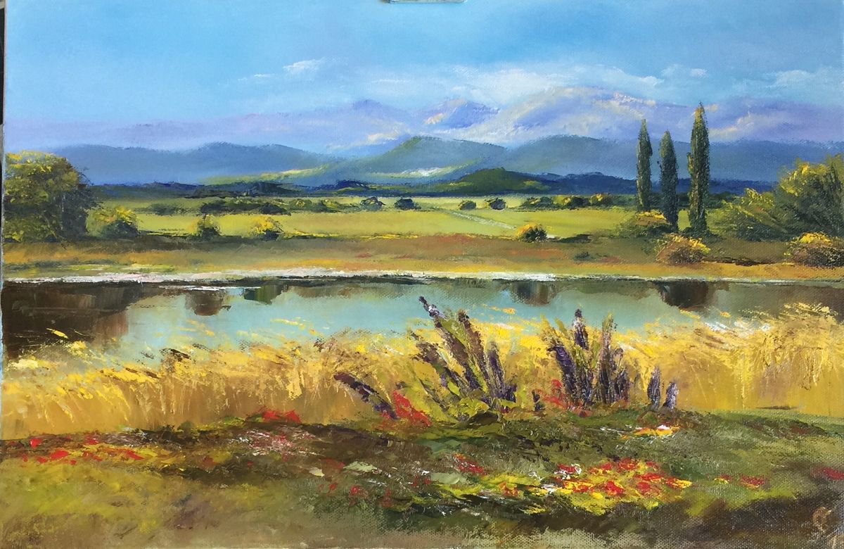 Golden wheat by Oksana (Oxygen draught) Okulskaya